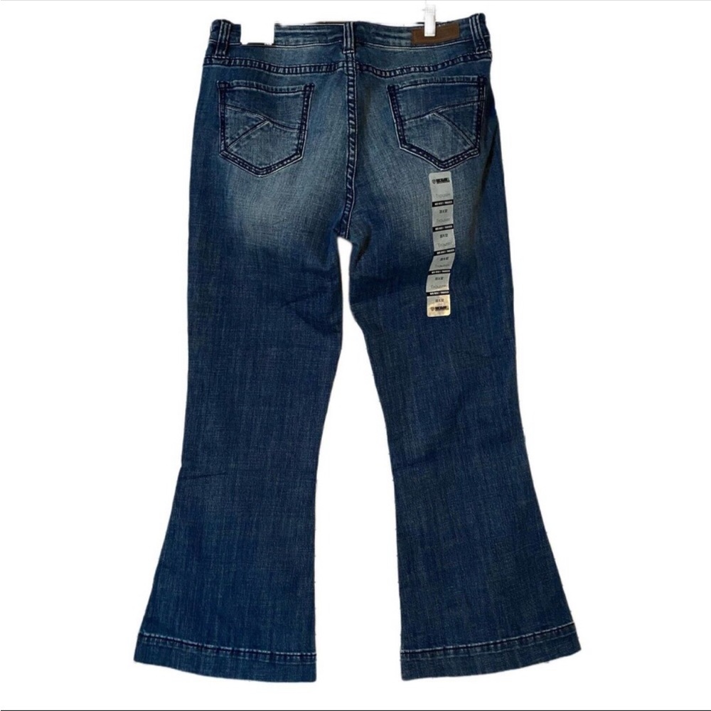 NWT ROCK & ROLL MIDRISE DENIM JEAN TROUSERS SZ 33/32 WOMENS